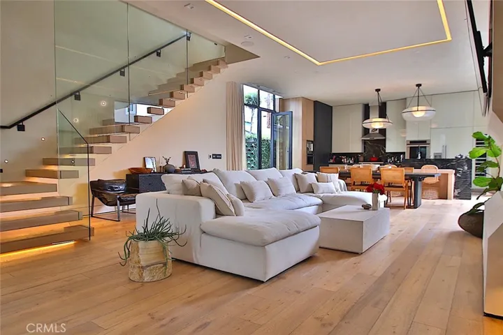 Floating stair case.