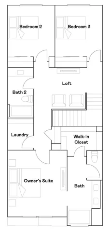 Residence 1 - level 2 floorplan