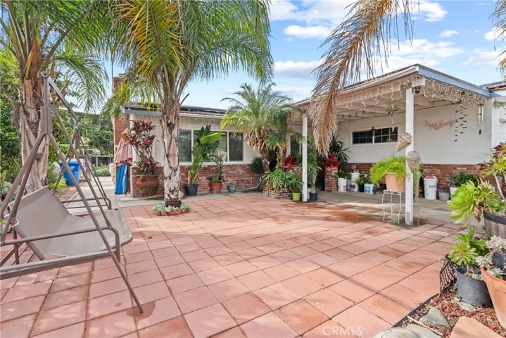 Partial view of front yard