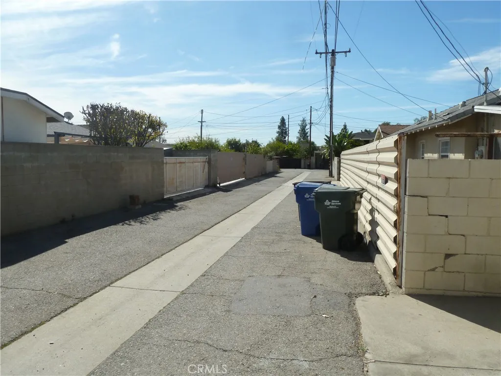 View back alley