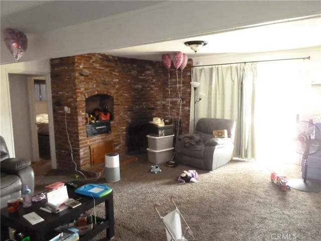 Living Room with fire place