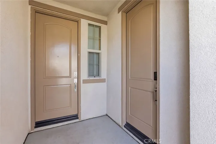 Two separate entrances
