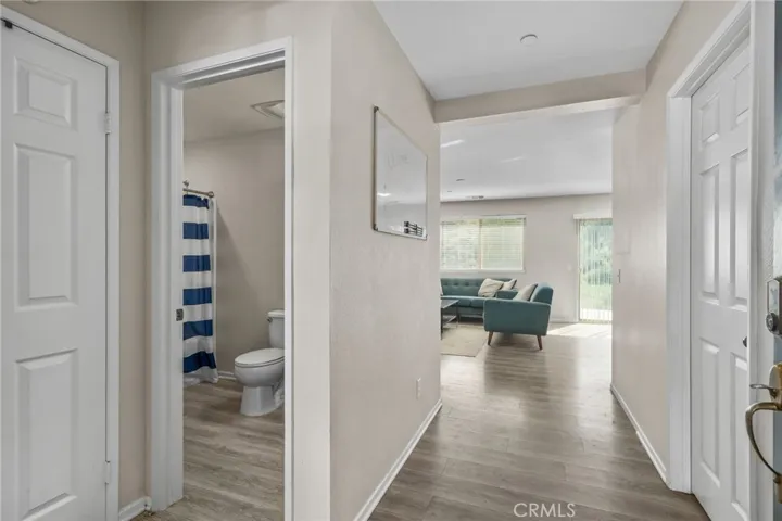 Bright and inviting entrance