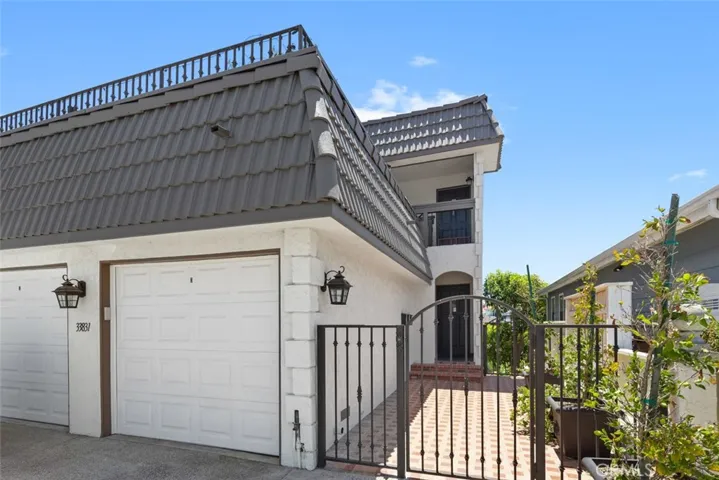 Custom designed gated entry.