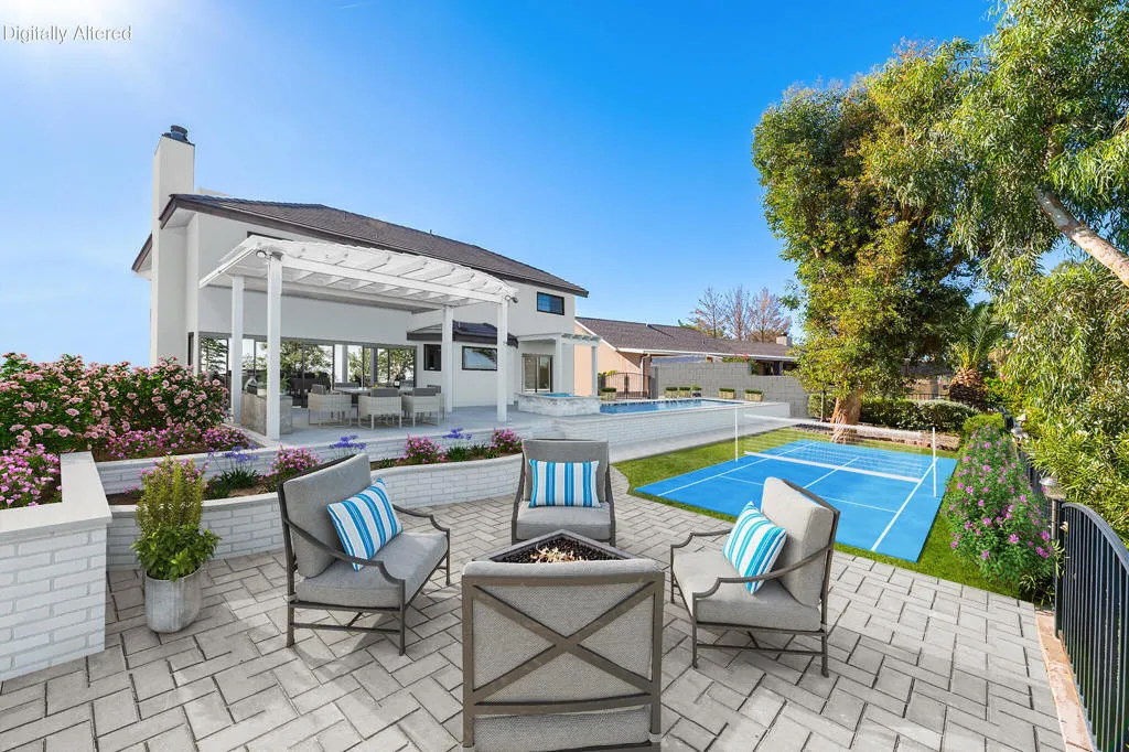 AI renovated rear yard