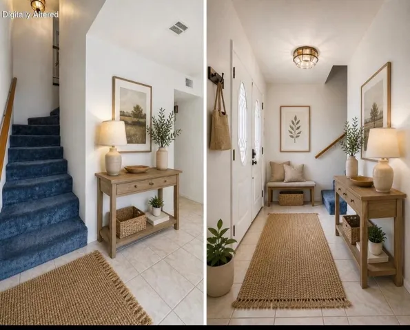formal entry/stairs