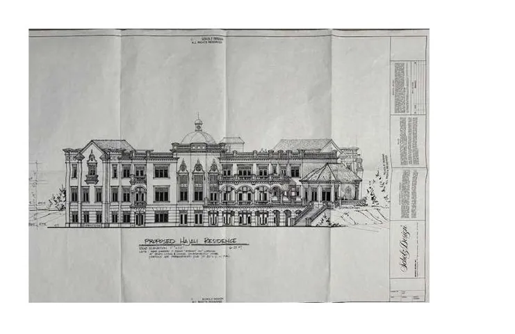 Plans 
designed for an impressive three-level, 28,000 sq ft custom Scholz Design estate