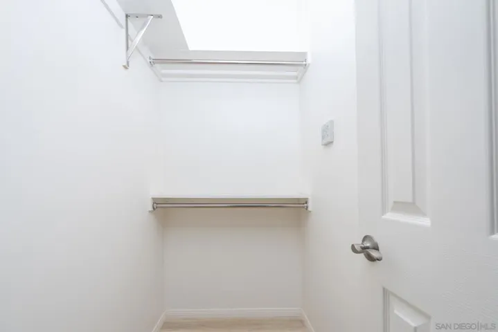 Hall closet space