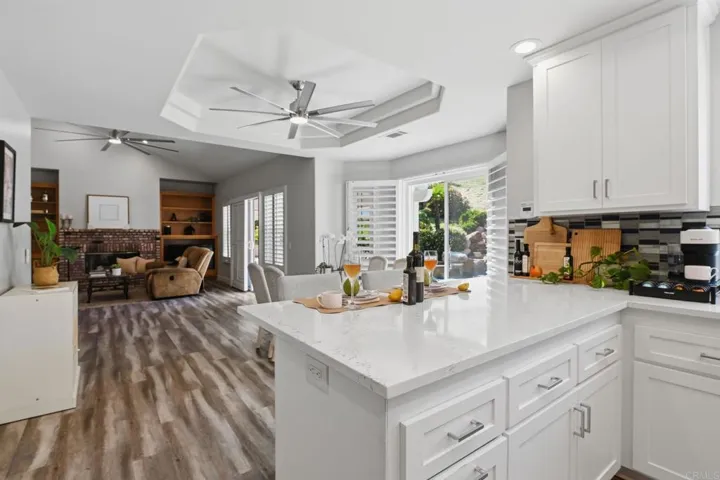 Kitchen and dining area