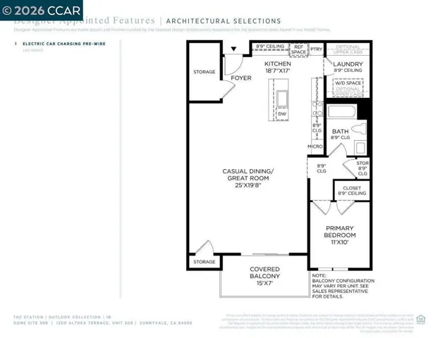 1B Floor Plan