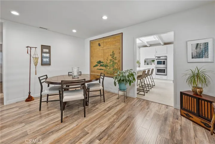 Dining room towards kitchen