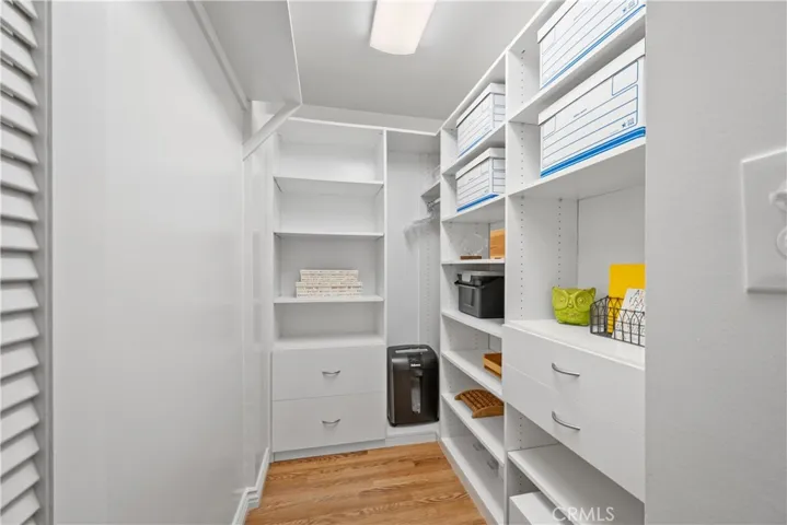 Large closet on one side of primary bedroom #1