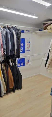 PRIMARY WALK IN CLOSET