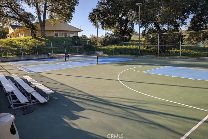 Sports court to the right of the Event Space.