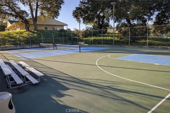 Sports court to the right of the Event Space.