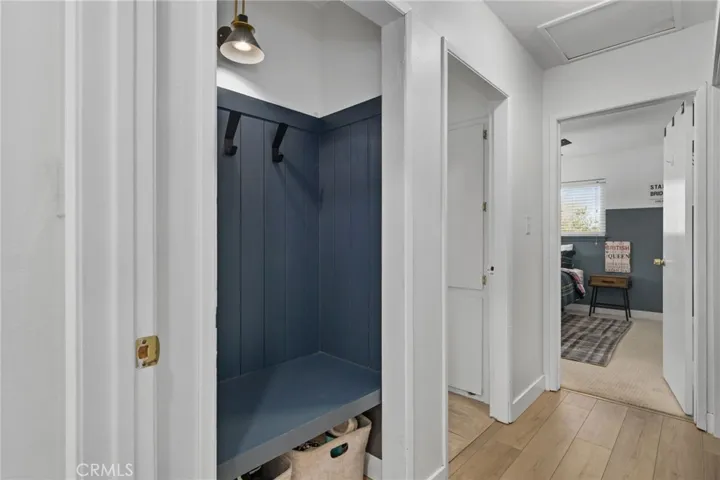 Hallway with Built-In Storage