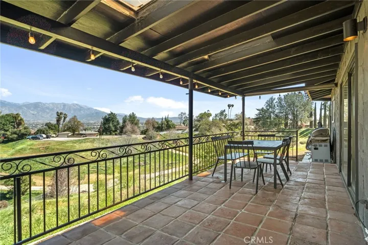 Covered Patio with a View!