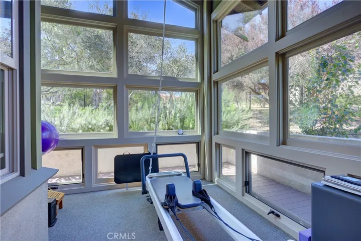 Exercise or office room off the master bedroom
