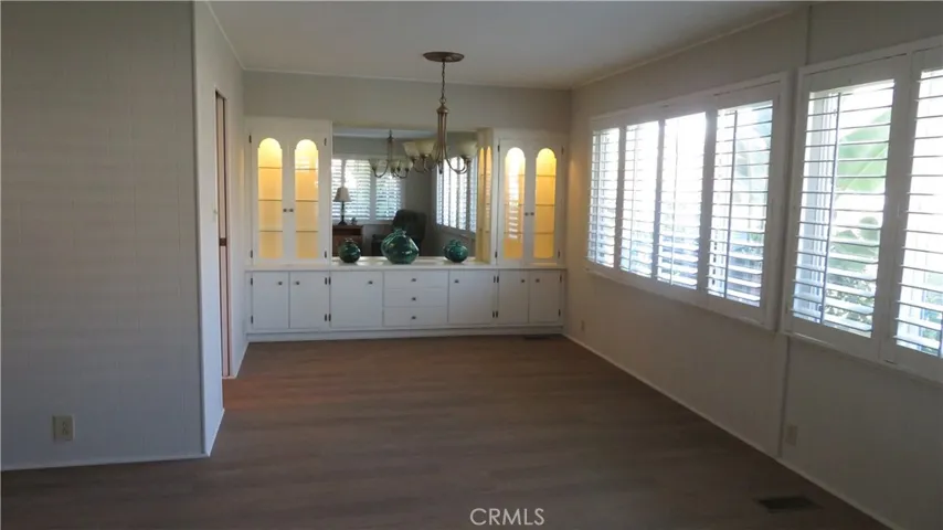 Formal Dining Area. Built-in China Cabinet
