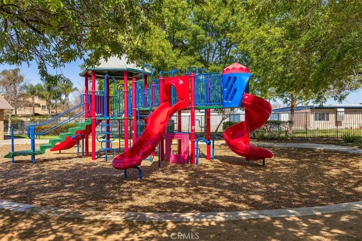 Shaded playground
