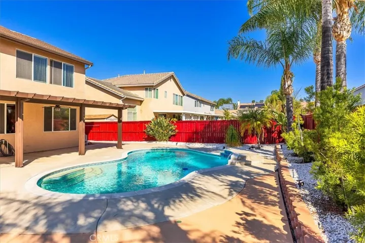 Portion of low maintenance back yard. Completely landscaped.