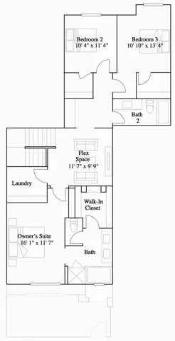 Residence 6 - level 2 floorplan