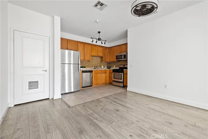 Dining room and kitchen
