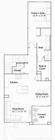 Residence 2 - level 2 floorplan