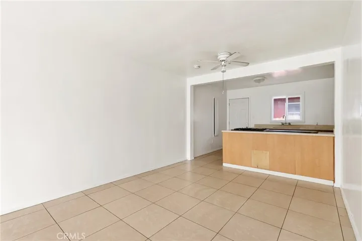 Dining / Kitchen of 2bd/1bath unit