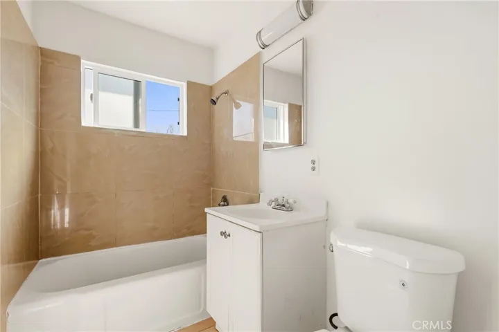 Bathroom of 2bd/1bath unit
