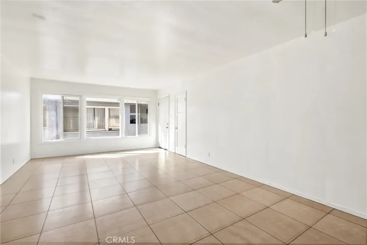 Living / dining of 2bd/1bath unit