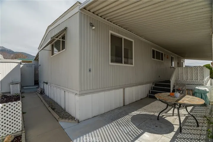 Sheds and rear area