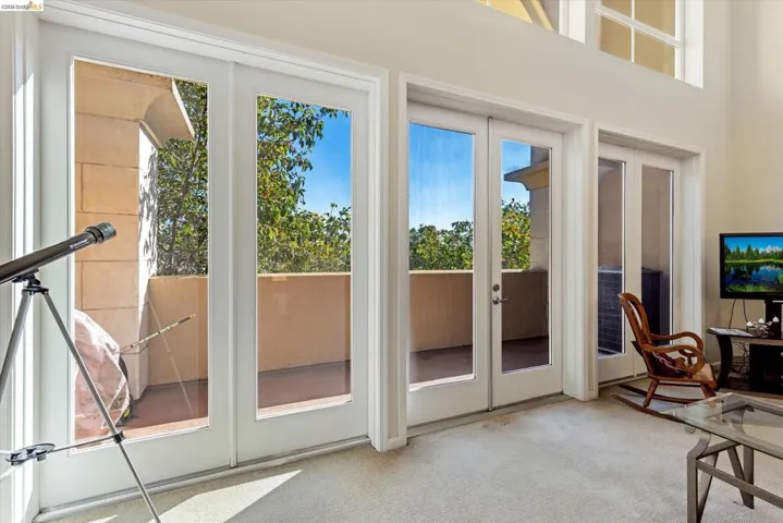 French doors to patio