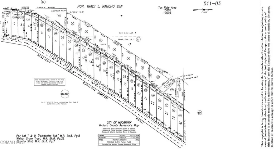 Assessors map 511-0-030-050