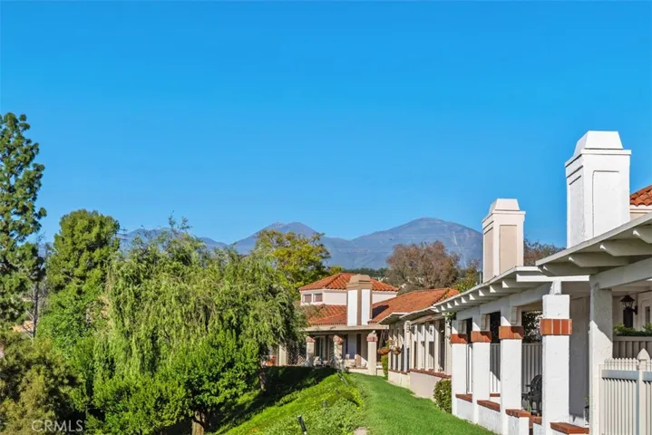 View of Mountains from backyard patio area