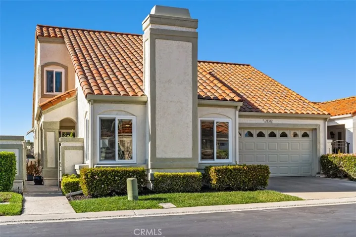 Front of Property with 2-car driveway