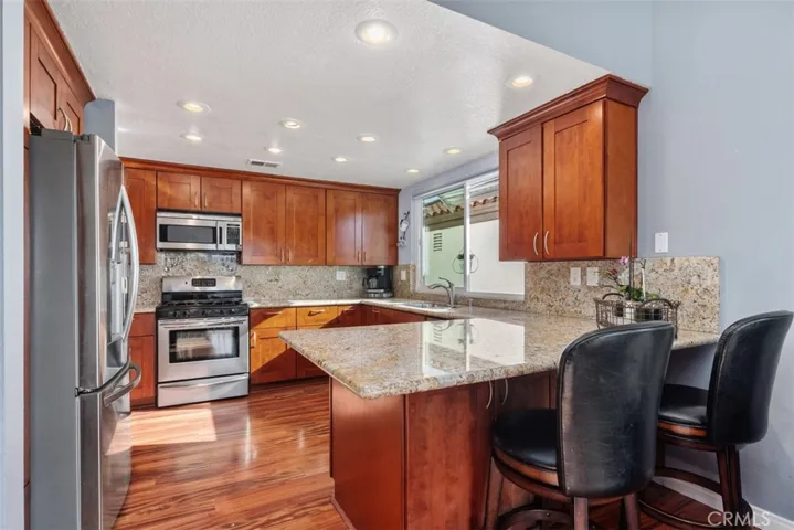 Kitchen with lots of natural sunlight
