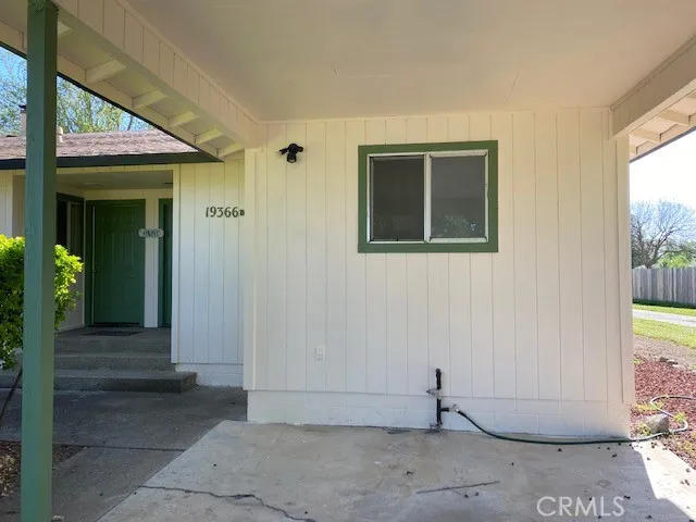 Entry to unit from carport