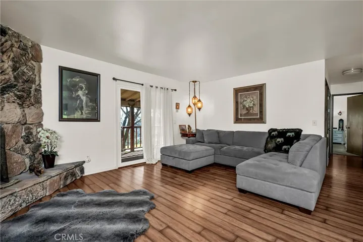 Living area is large and spacious.