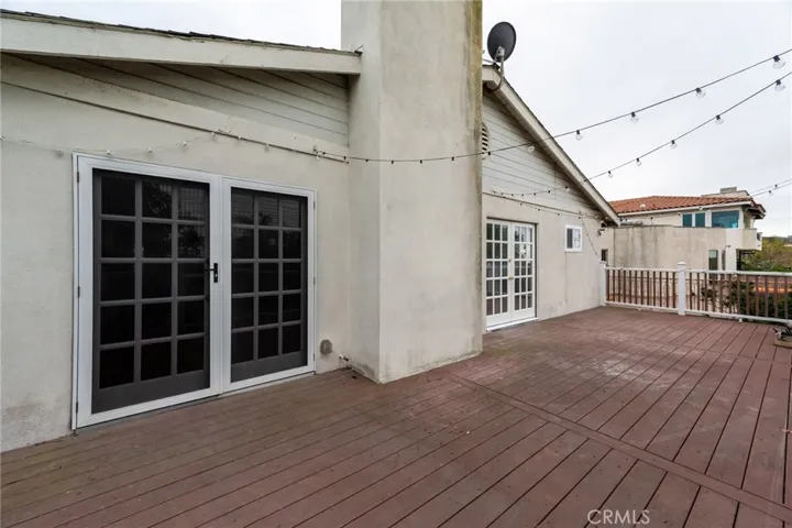 Upstairs Deck at Back of House