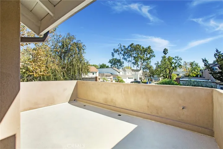 Upstairs bedroom balcony