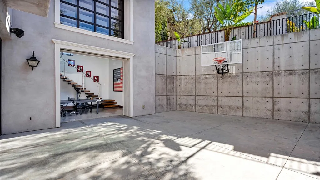 Another view of the basketball court.