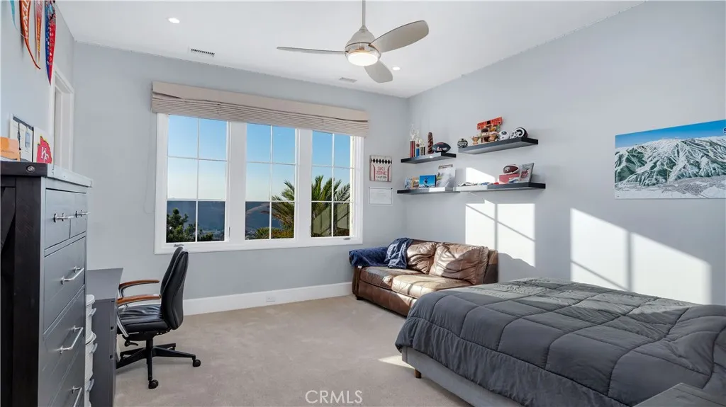 Another secondary bedroom with gorgeous views.