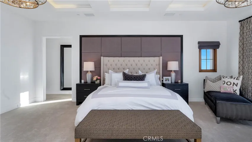 The room is spacious and airy.