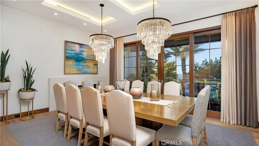 You could easily seat 10-12 people in this space.