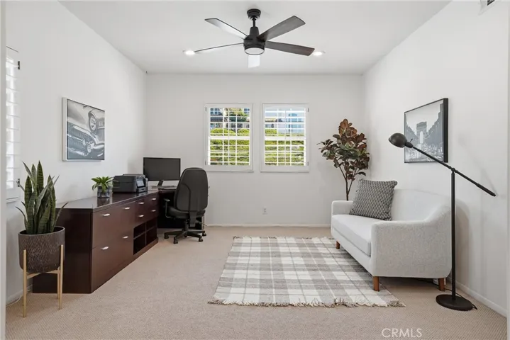 Bonus Room, Currently an Office with Double Doors