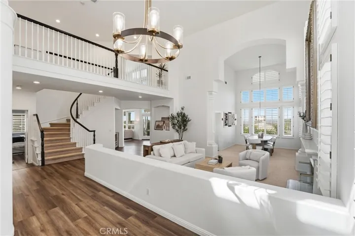 Formal Foyer with Volume Ceilings