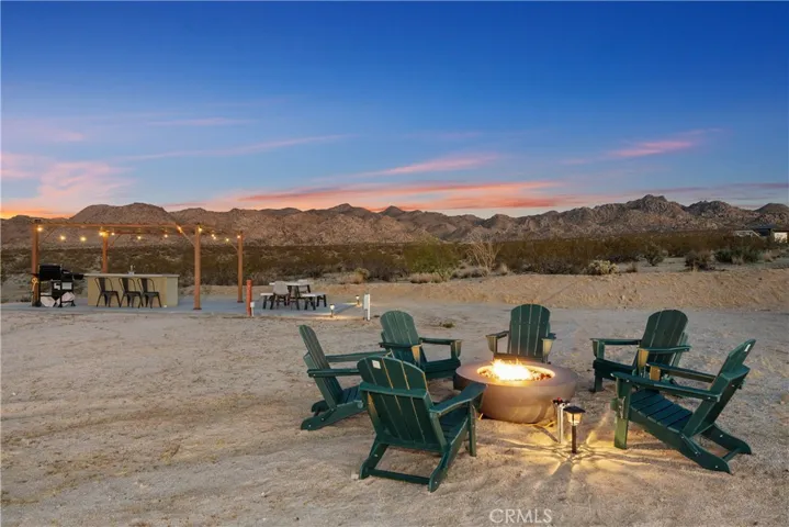 Gas Fire Pit Area