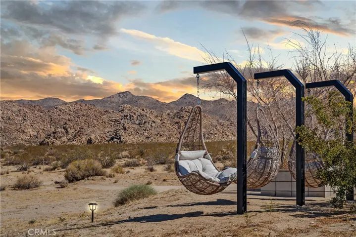 Outdoor Swings with a view