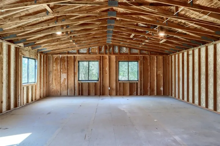 Upstairs unfinished area (pre-plumbed, pre-wired)